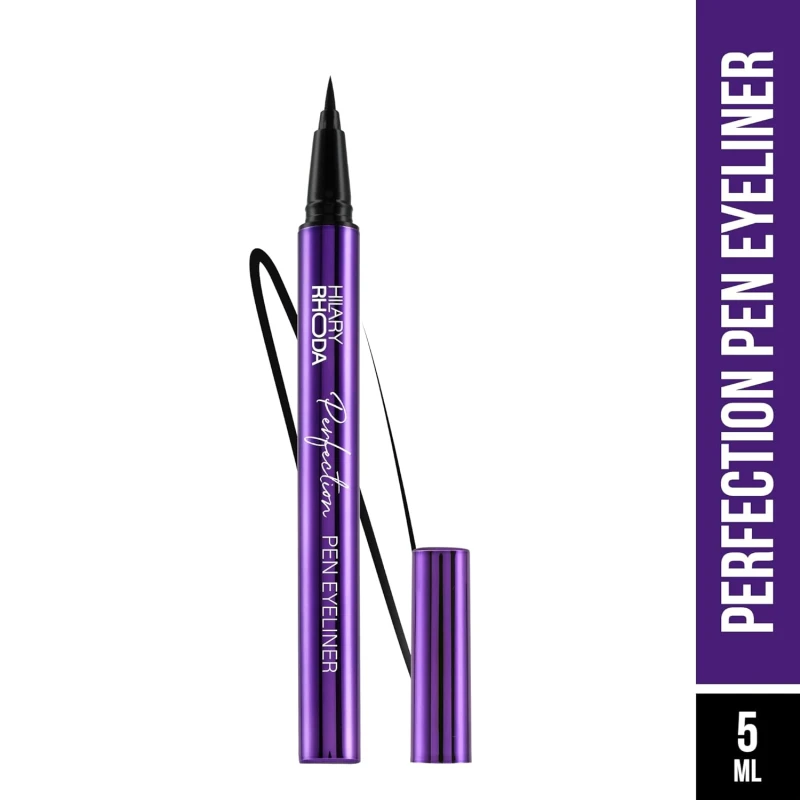 Hilary Rhoda Perfection Pen Eyeliner | Smudge-Proof & Black Waterproof Eyeliner | Precision Tip & Matte Finish | Cruelty-Free, Vegan & Paraben-Free - 0.6ml thumbnail 2